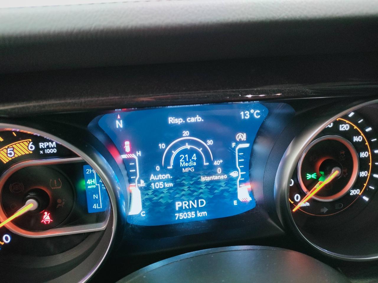 JEEP Wrangler IV 2018 Unlimited - Wrangler Unlimited 2.2 mjt II Night Eagle auto