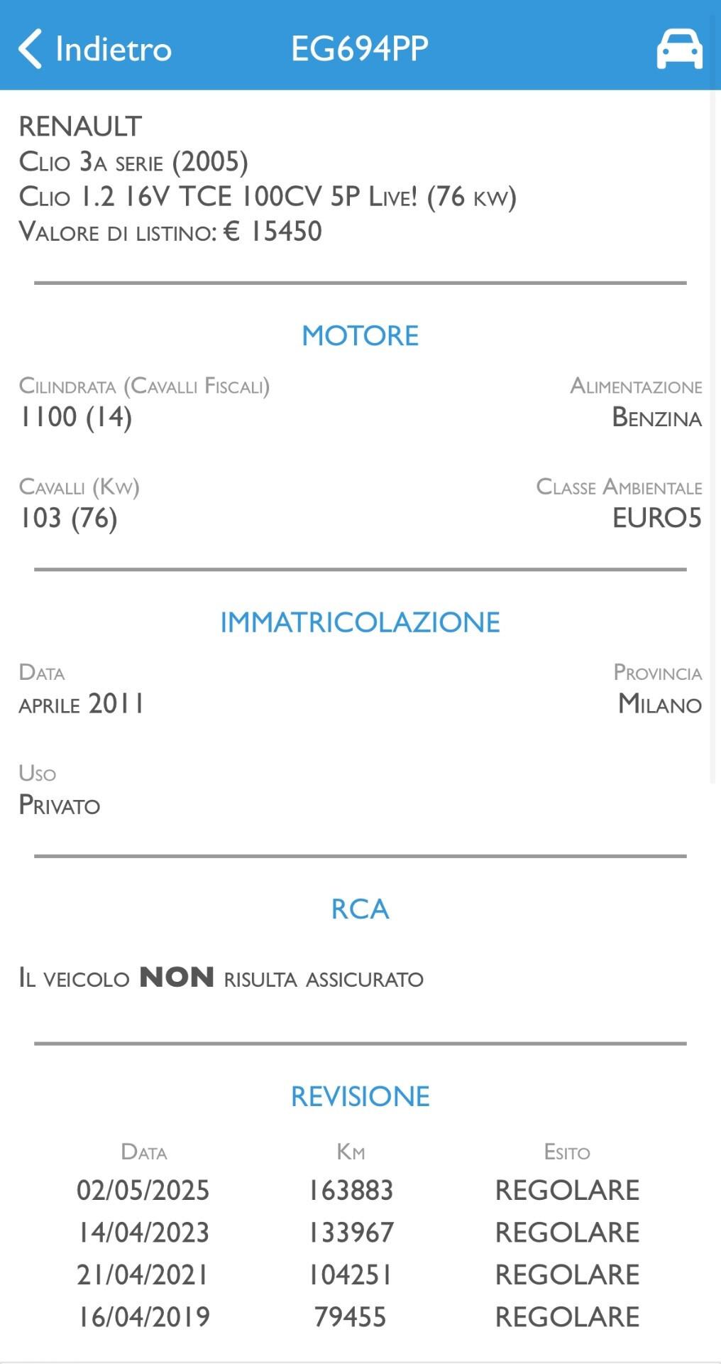 RENAULT CLIO 1.2 BENZINA NEOPATENTATI 5 PORTE