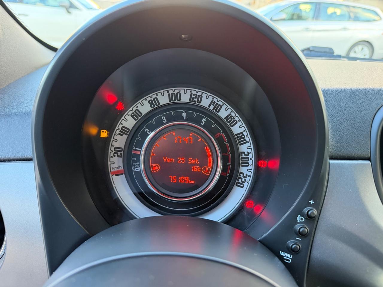 Fiat 500 Sport 1.2 benzina 69 cv 2016 75.000 km