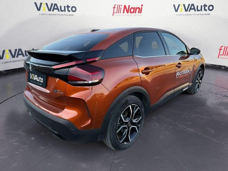 Citroën e-C4 motore elettrico 136 CV Shine
