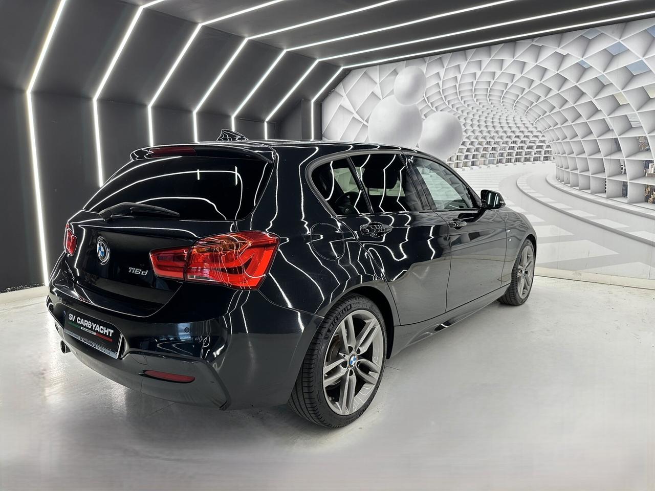 BMW 116 Msport DIESEL 5p-KM CERTIFICATI-PERMUTE-