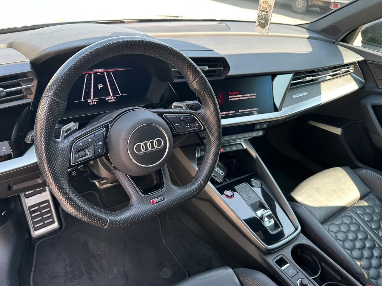 Audi A3 RS 3 SPB NERA NERA STRAFULLL