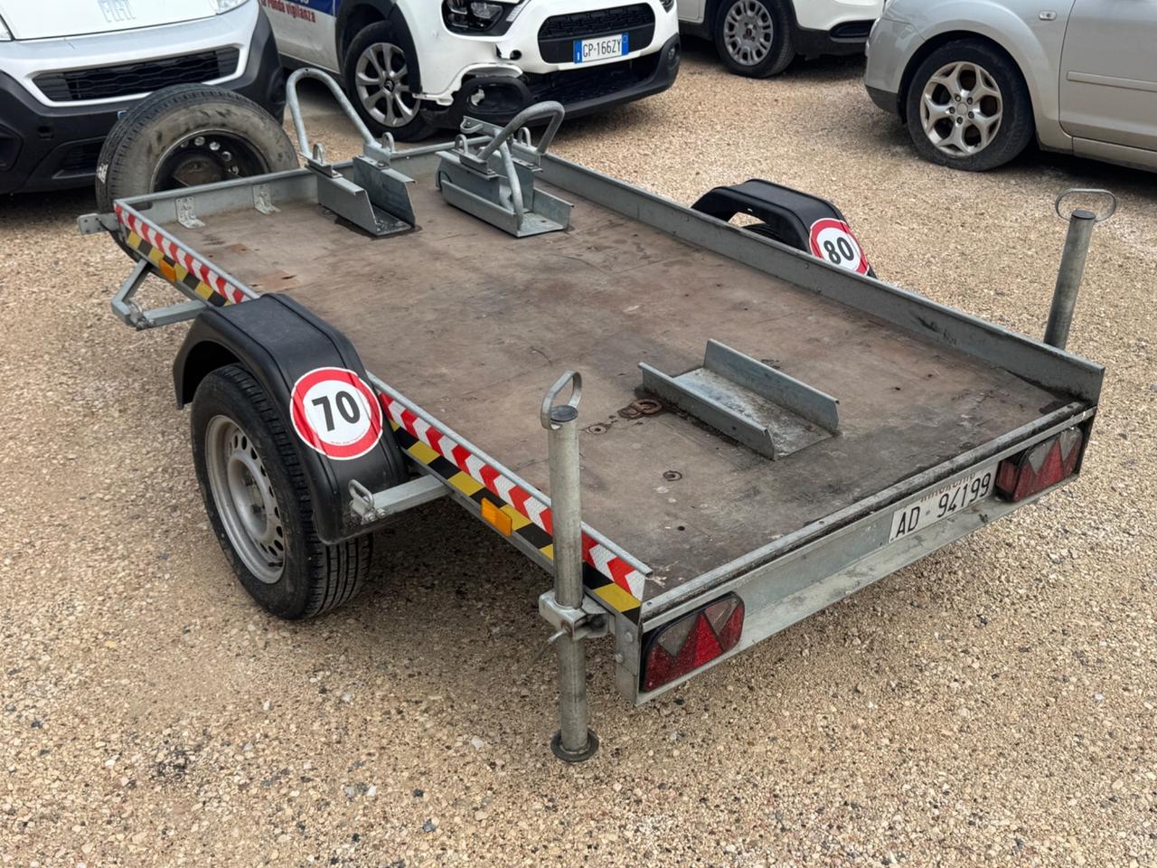 Rimorchio Humbaur 950kg Frenato per Moto
