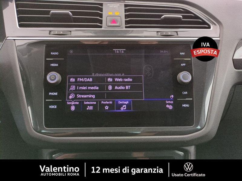 Volkswagen Tiguan Tiguan 2.0 TDI DSG 150 CV SCR Life