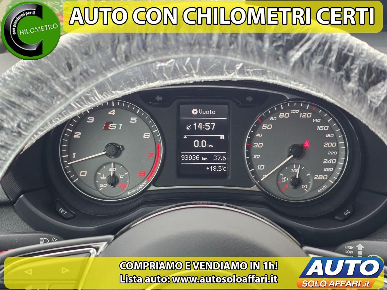 AUDI S1 SPB 2.0 TFSI QUATTRO 93.000KM EURO6B