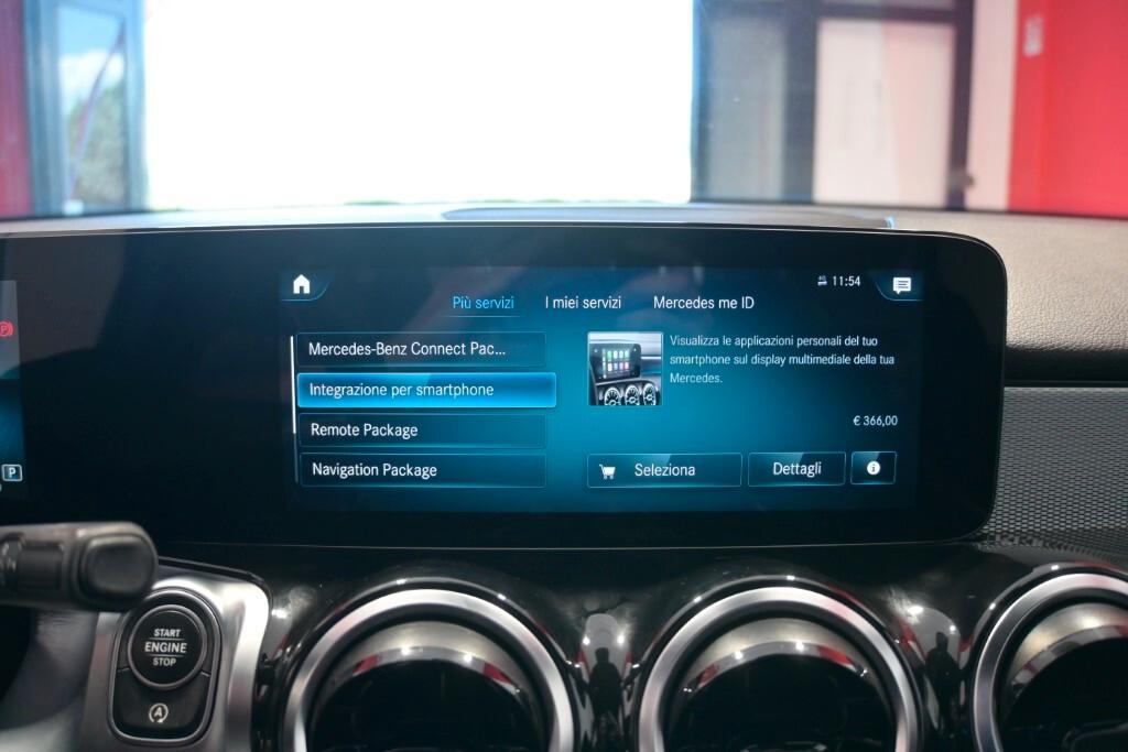 GLB 180D 115CV AUTOMATIC BUSINESS EXTRA ( FARI LED - CRUISE - PELLE - NAVI PREMIUM - PARK ASSIST - TELECAMERA POST. ) CC. 1.950