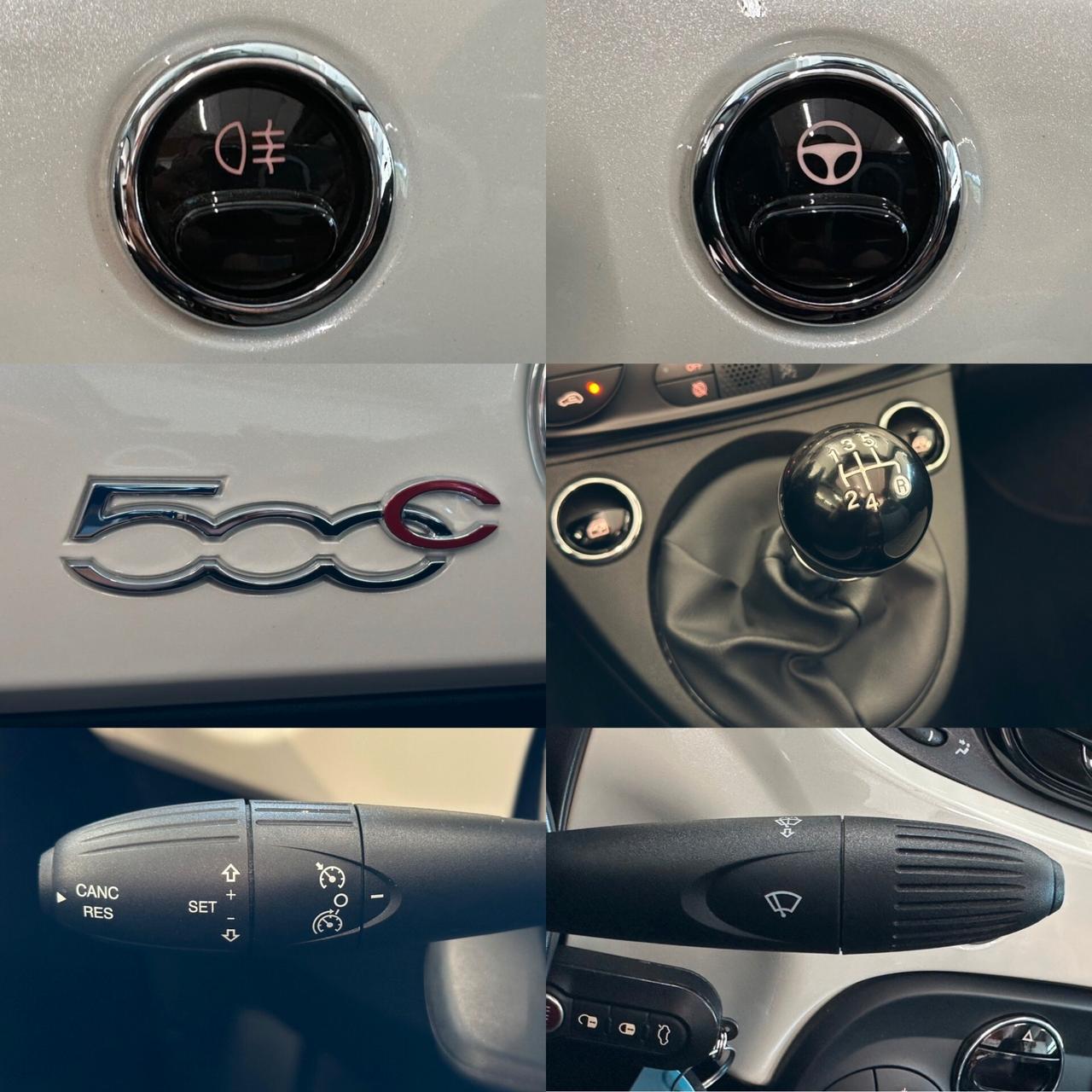 FIAT 500C 1.2 LOUNGE *NEOPATENTATI*BLUETOOTH*CRUISE*