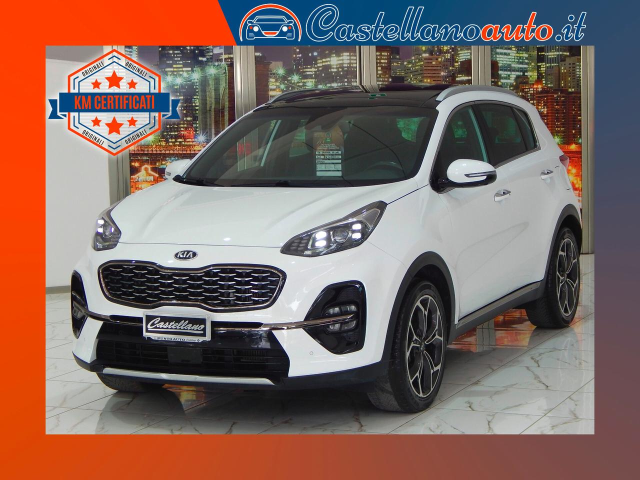 Kia Sportage 1.6 CRDI GT Line 136cv dct7 TETTO-NAVI-PELLE-XENON