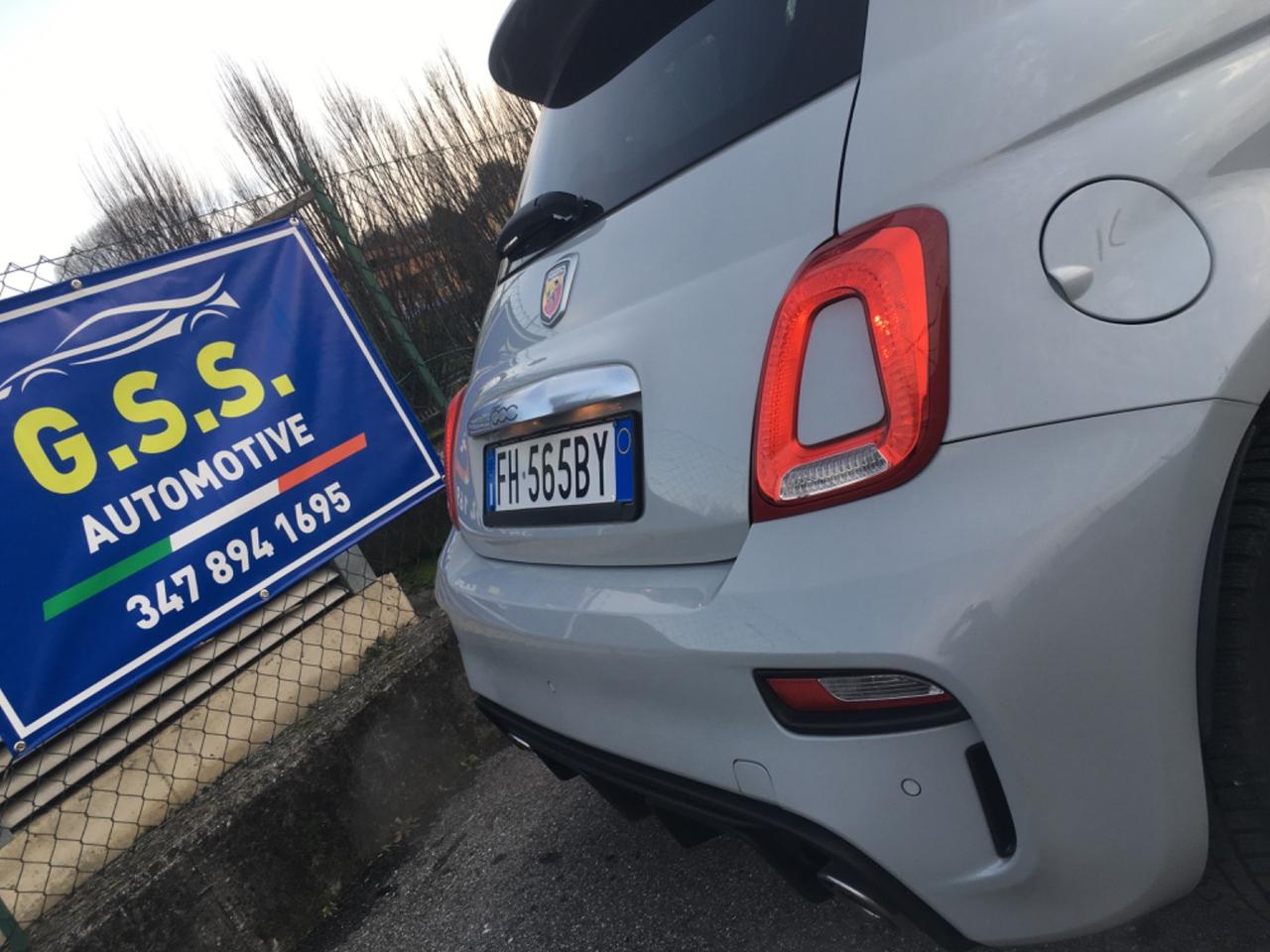 500 Abarth 595 grigio campovolo