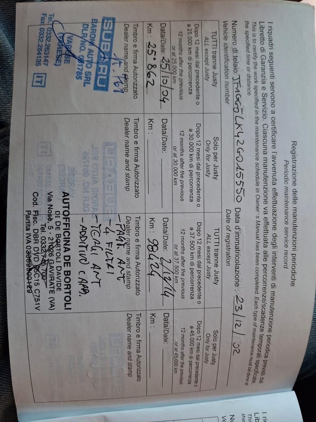 Subaru Impreza SW 1.6i TS ML