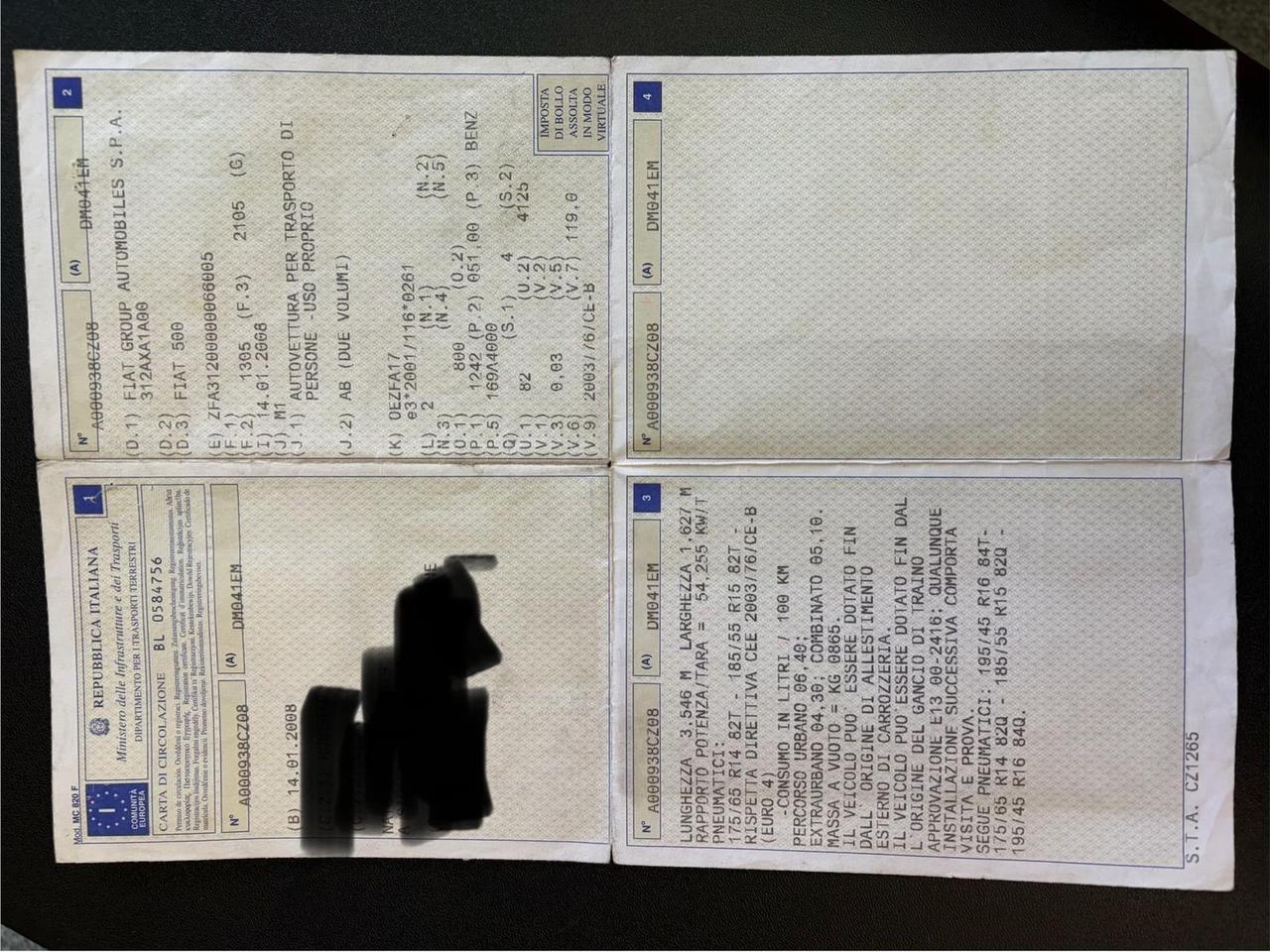 Fiat 500 1.2 benzina accessoriata