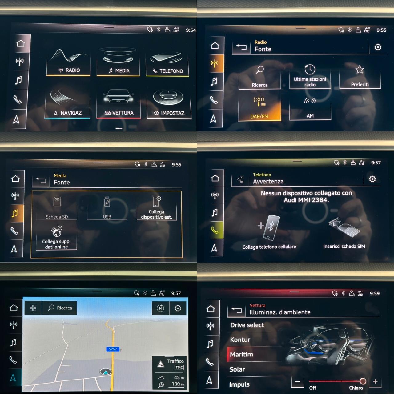 AUDI A6 50TDI DESIGN QUATTRO BERLINA *LUCI*SEDILI ELET*NAVI*