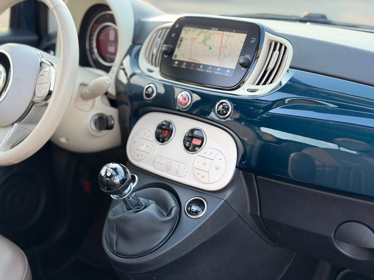 Fiat 500 Cabrio 1.2 69cv Lounge Clima*Pelle*Full