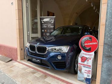 BMW X4 20D X-LINE X-DRIVE 2.0 190CV PELLE NAVI CAM ANNO 2017