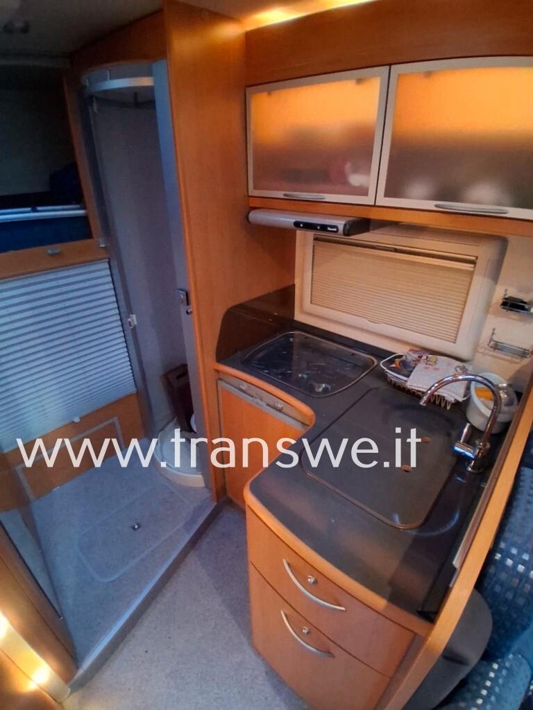 Frankia I 650ED Mansardato con letti a castello in coda