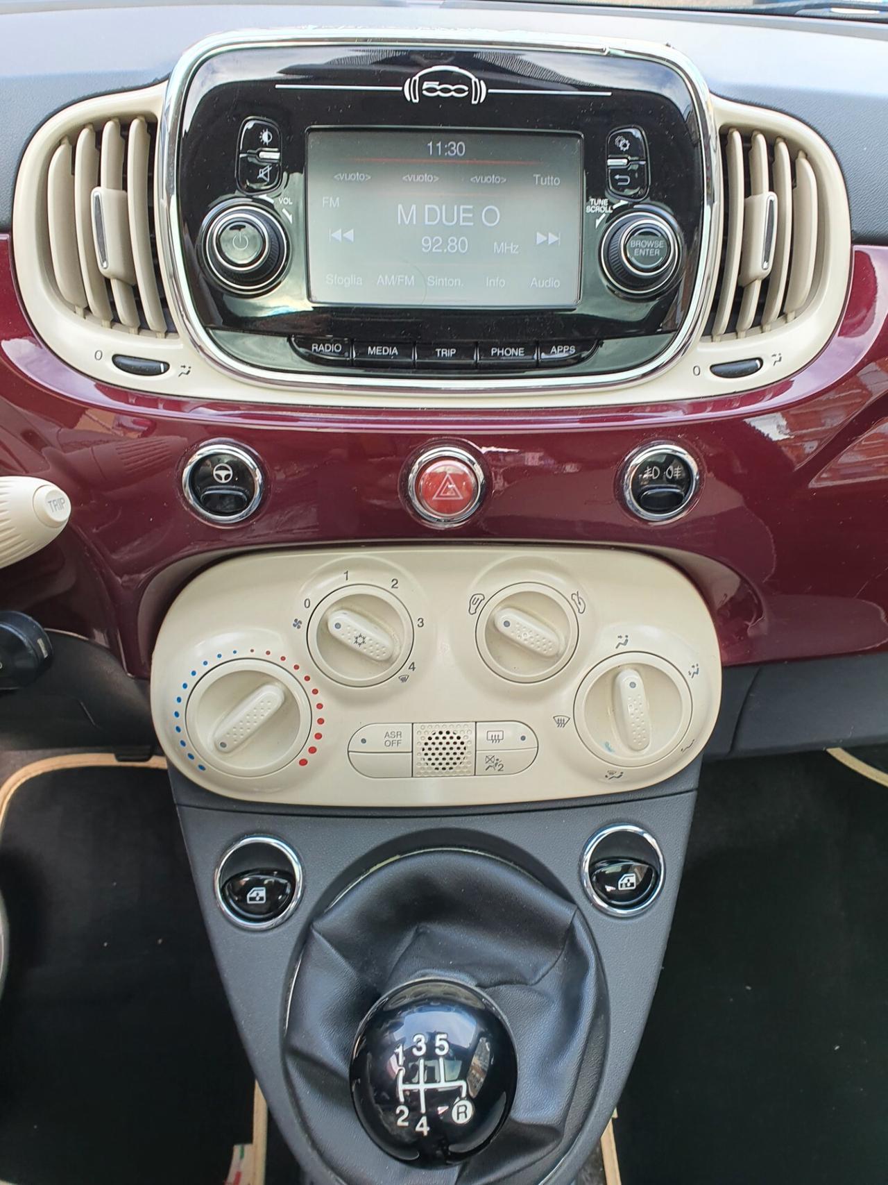 Fiat 500 1.2 LOUNGE/TETTO/PARTICOLARE COLORAZIONE