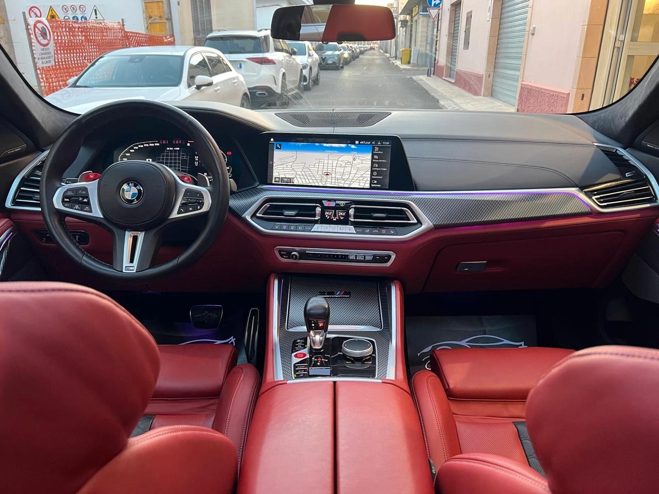 BMW X6 M-COMPETITION X-DRIVE 4.4 625CV TETTO PELLE NAVI CAM360° ANNO 2022