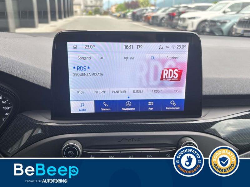 Ford Focus 1.0 ECOBOOST ST-LINE 125CV AUTO