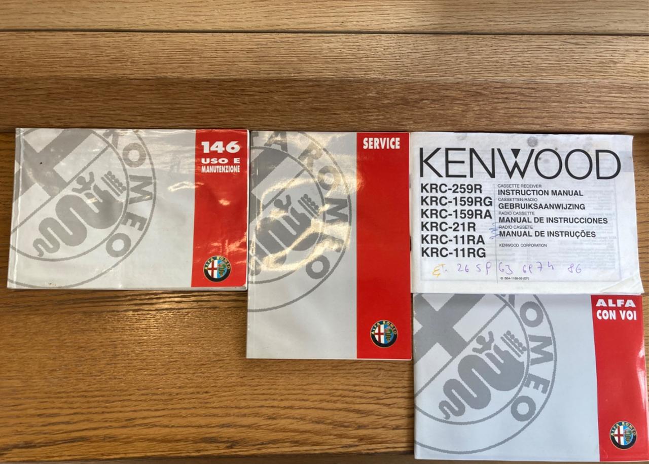 ALFA ROMEO 146 (MODELLO JUNIOR) PROPRIETARIO UNICO