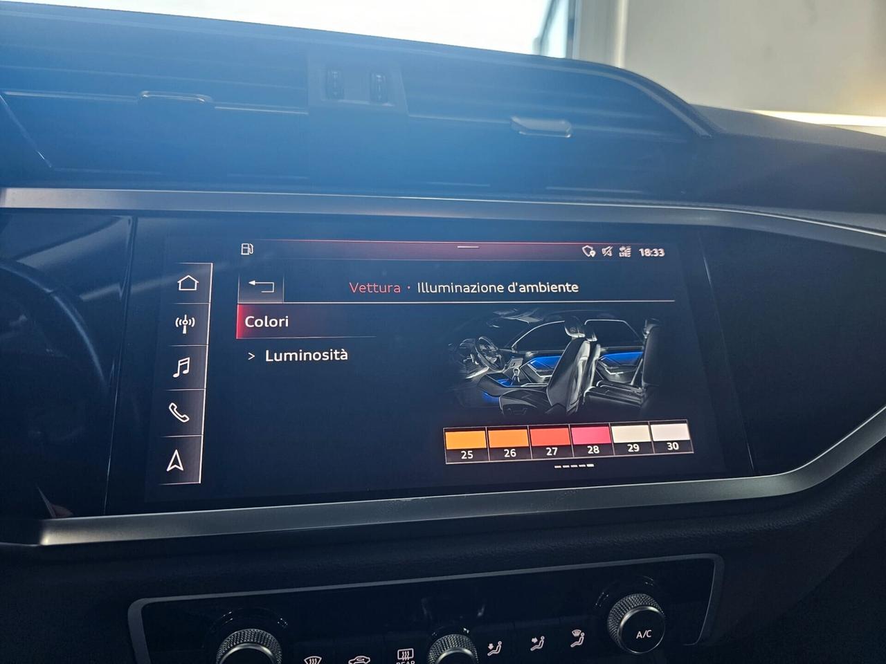 NUOVA AUDI Q3 SPORTBACK 35 TDI 150CV S-TRONIC S-LINE IDENTITY BLACK