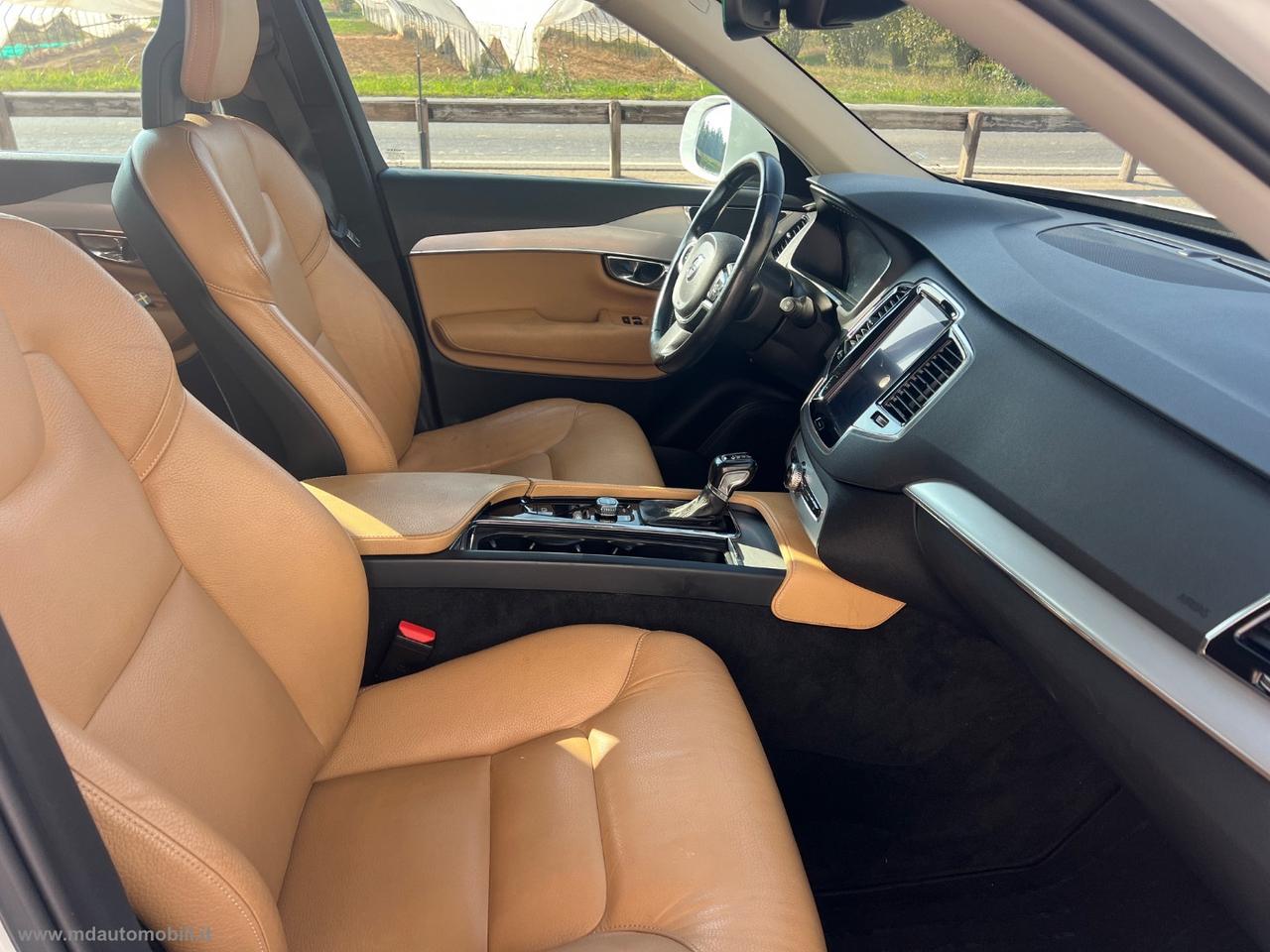 VOLVO XC90 D5 AWD Geartronic 7 posti Momentum FULL LED TAGLIANDI VOLVO