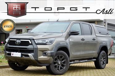 TOYOTA HILUX 2.8d DOUBLE CAB INVINCIBLE 4WD 204cv AUTO, UNICOPROPRIETARIO, UFF ITALIANA, EURO 6D, SERVICE TOYOTA, HI-FI JBL, RETROCAMERA, PERMUTE
