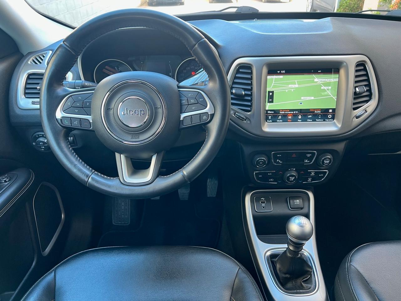 Jeep Compass 1.6 mjt 120cv Longitude 2wd NAVI/PELLE/CAMERA/17;