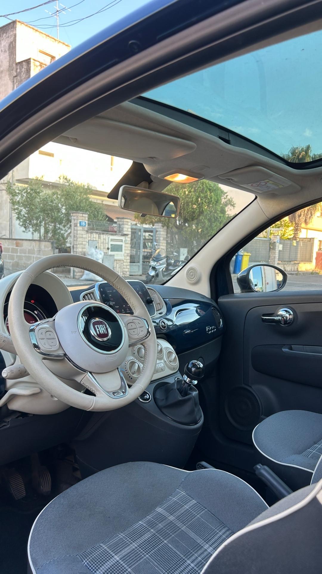 Fiat 500 1.2 Lounge-2018 CARPLAY/TETTO/VIRTUAL