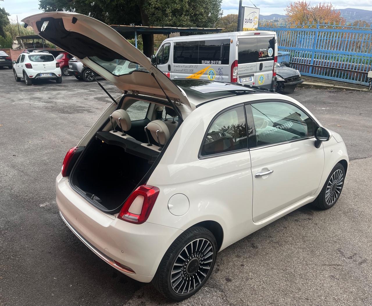 Fiat 500 1.2 Lounge-Km69500-tetto apribile