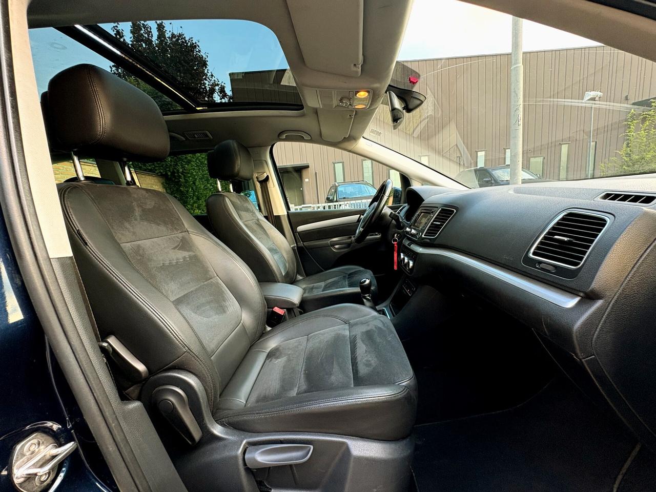 VW SHARAN 2.0D 6m-7POSTI-Pelle,Tetto-2014