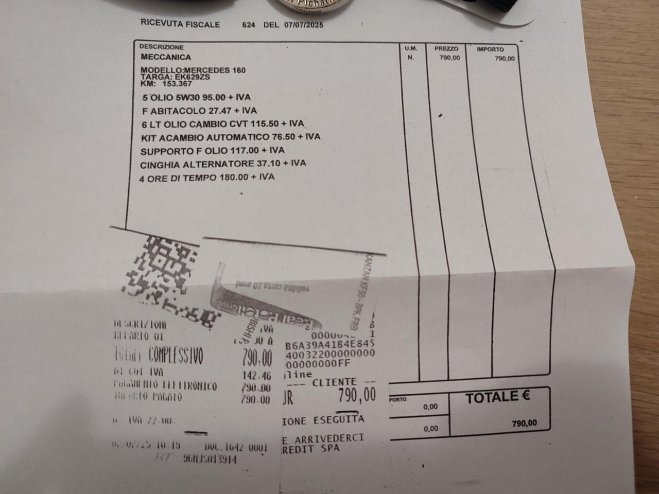 MERCEDES CLASSE A160 BENZINA AUTOMATICA POCHI KM
