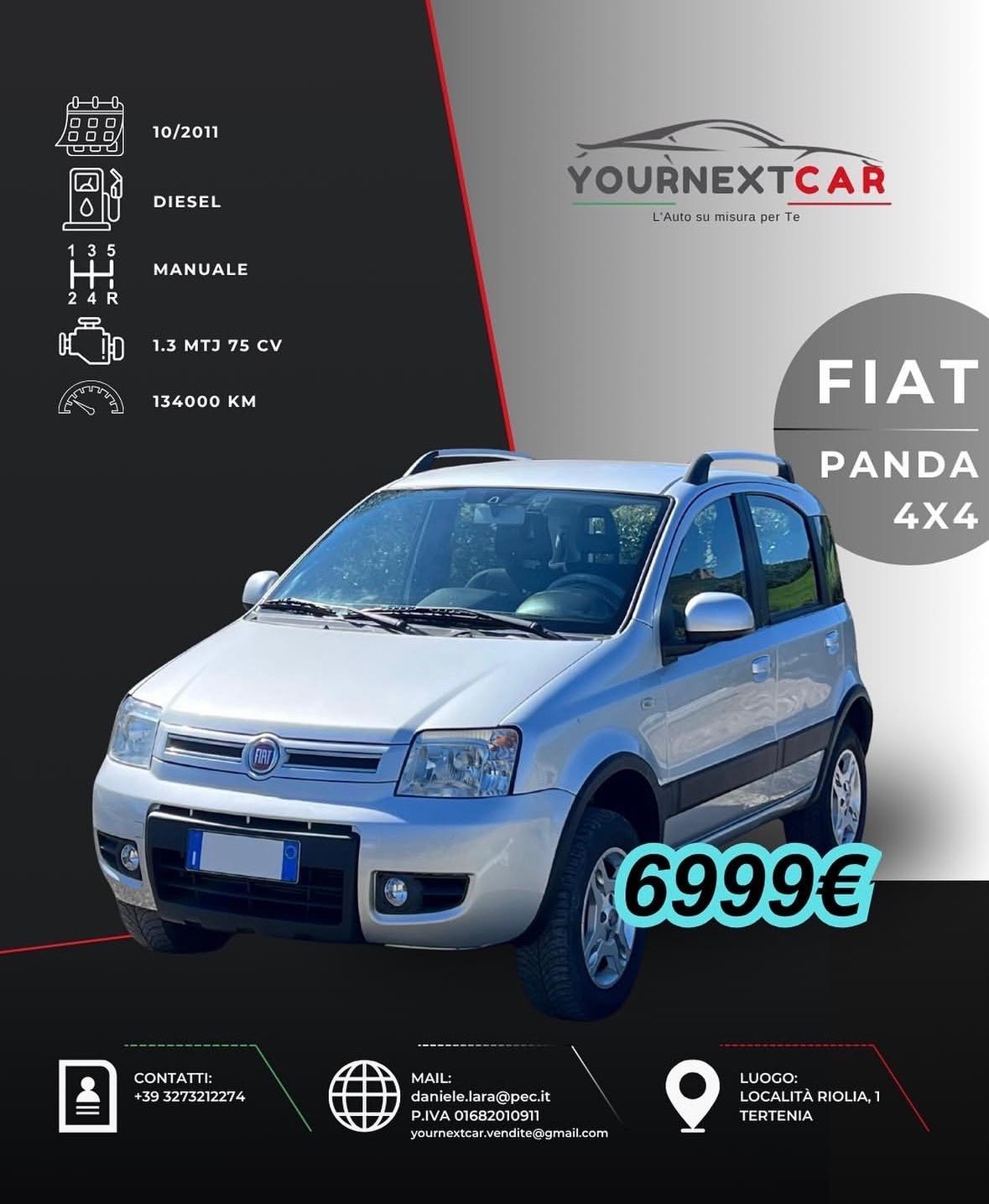 Fiat Panda 1.3 MJT 16V DPF 4x4 Climbing