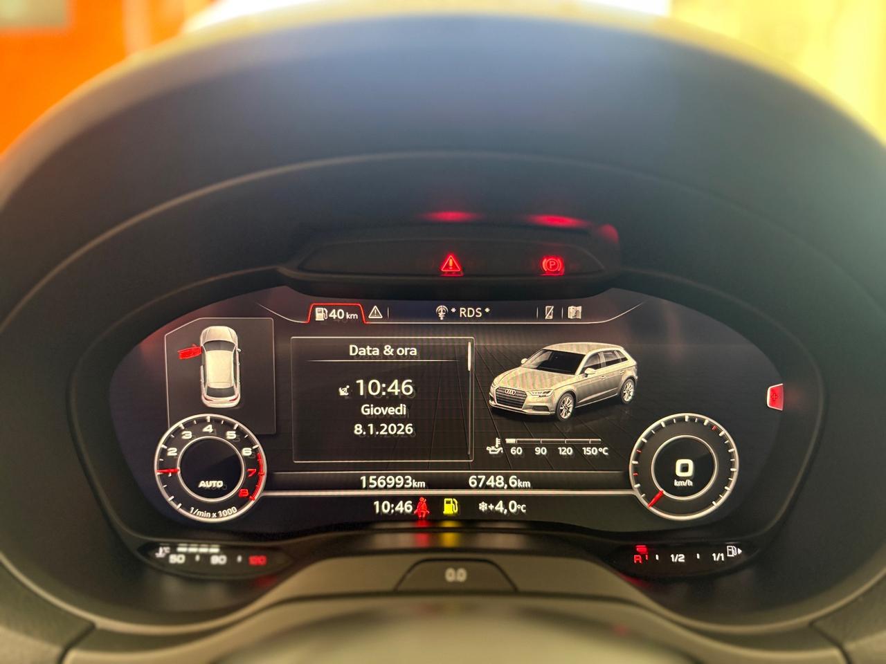 Audi A3 SPB 30 TFSI s line matrix navi virtual permute finanziamenti