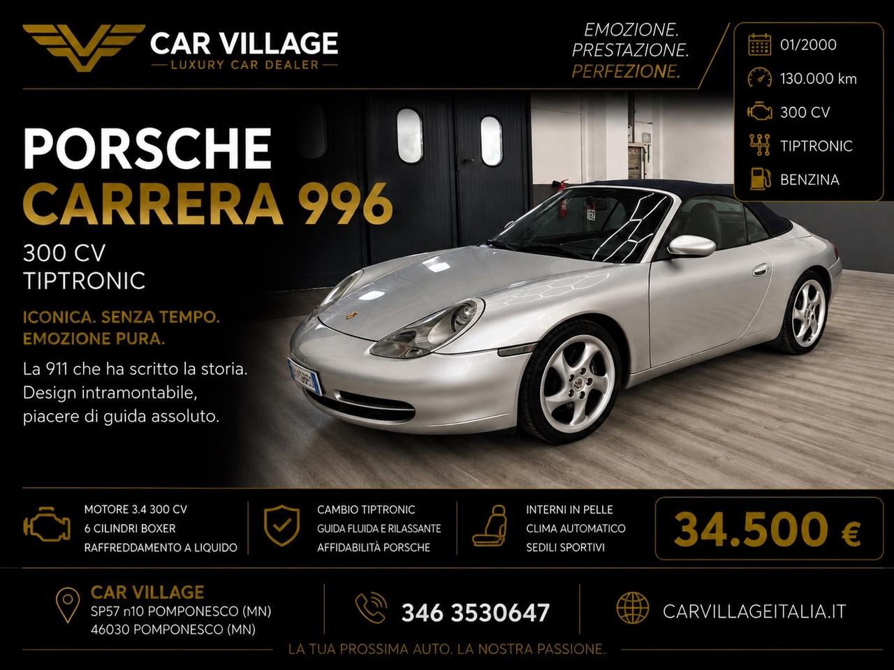 Porsche 911 Carrera cat Cabriolet