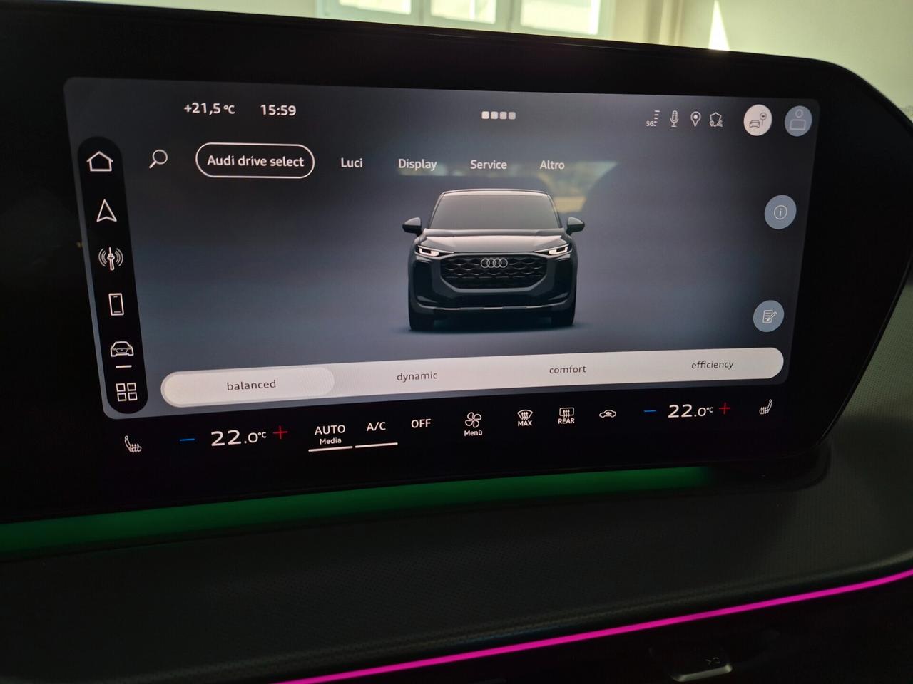 Audi Q3 SPORTBACK TFSI S LINE EDITION S-TRONIC *NUOVO MODELLO* TETTO APRIBILE PANORAMICO MATRIX COCKPIT CARPLAY TECH PLUS