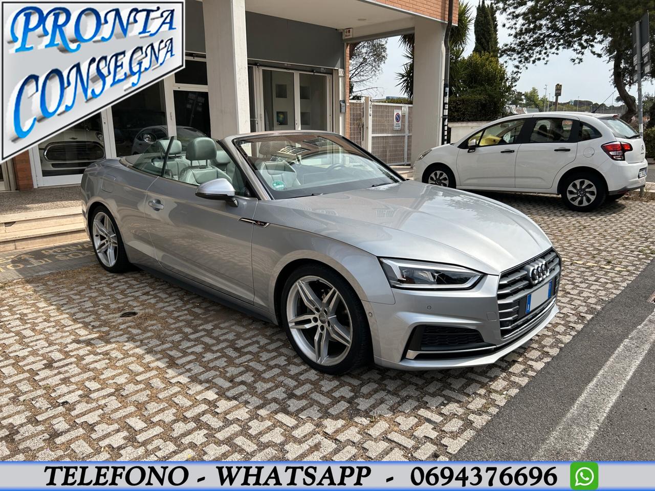 Audi A5 Cabrio 2.0 S.Line S tronic Tagliandi Audi Hybrid Air Scarf Navi Led Retrocam.