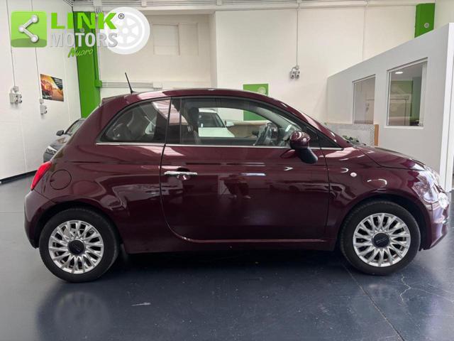 FIAT 500 1.2 Riva NEOP, KM CERT, TETTO, PELLE.