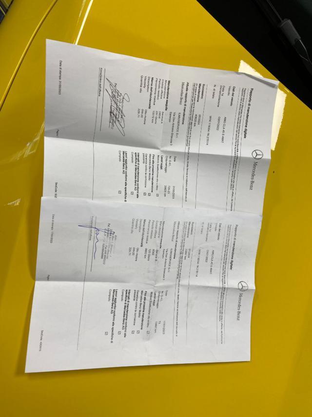 MERCEDES-BENZ CLA 45 S AMG 4Matic+ / TETTO / AERO KIT / SED. GUSCIO