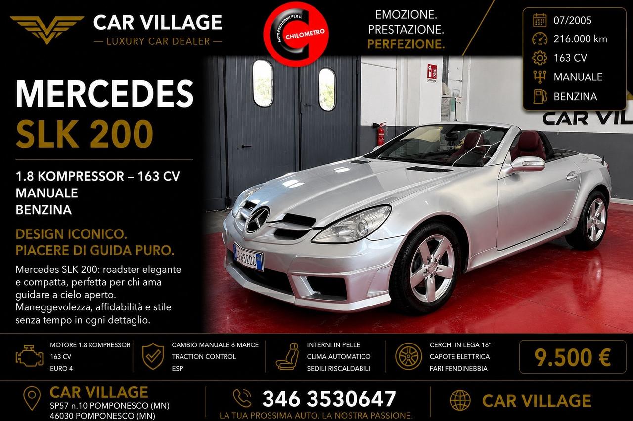 Mercedes-benz SLK 200 Kompressor cat