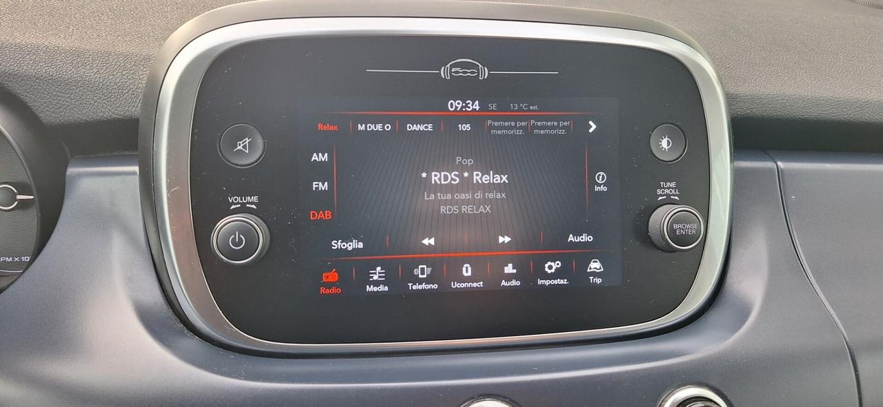 Fiat 500X 1.3 MultiJet 95 CV- AUTOCARRO 5 POSTI