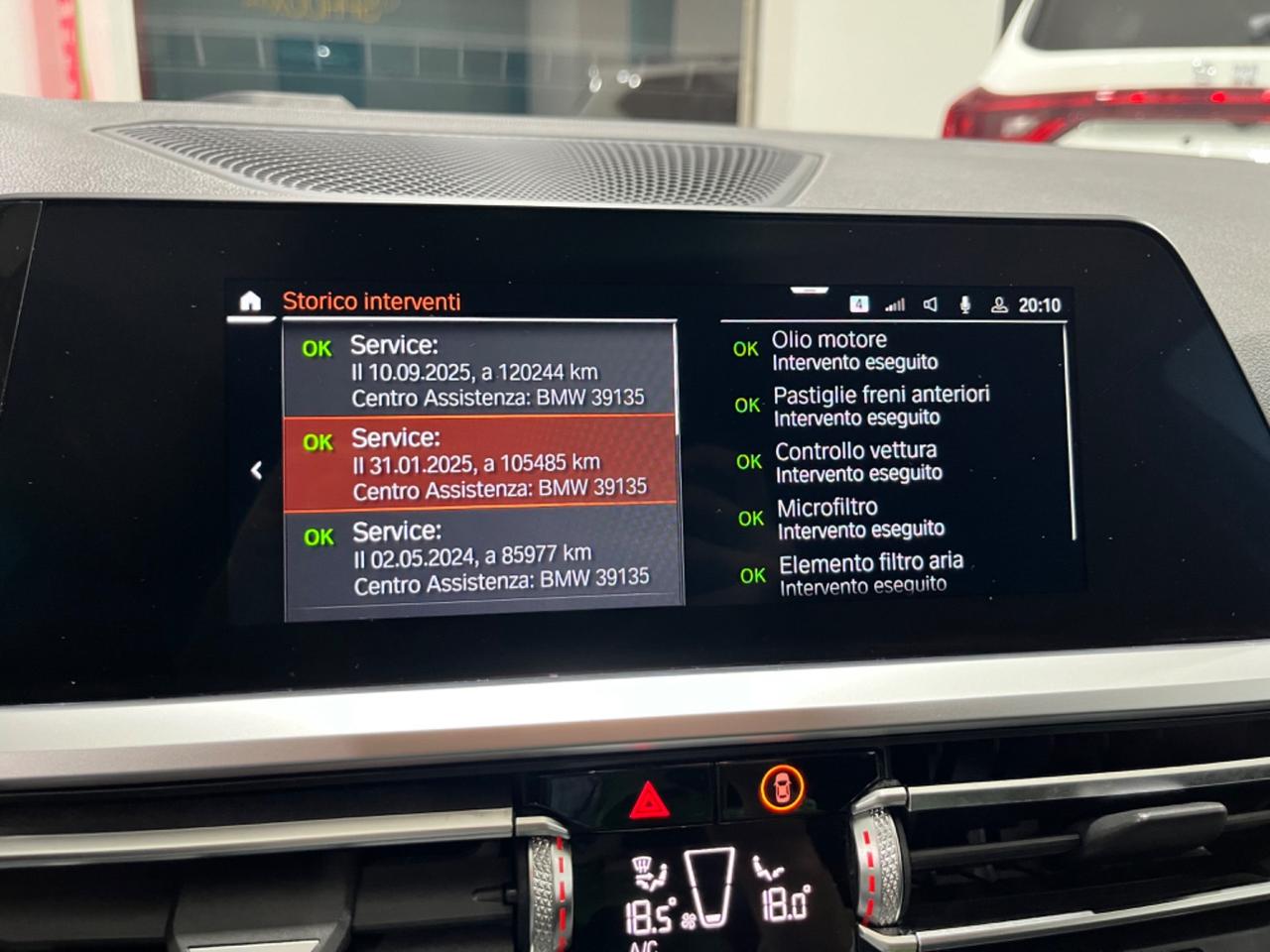 BMW 320 DIESEL 2020 *BMW PREMIUM SELECTION *KM CERTIFICATI