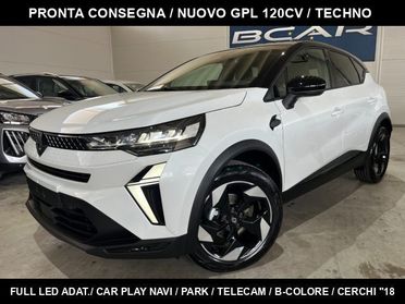 RENAULT Captur ECO-G 120CV GPL Techno CAR PLAY/TELECAM+PARK
