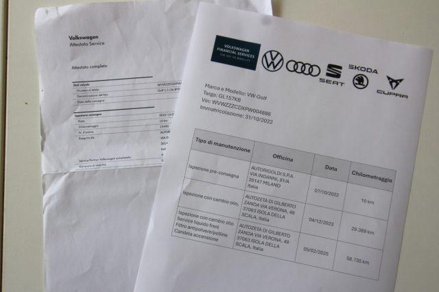 VOLKSWAGEN Golf 1.5 TSI 130 CV EVO ACT Life