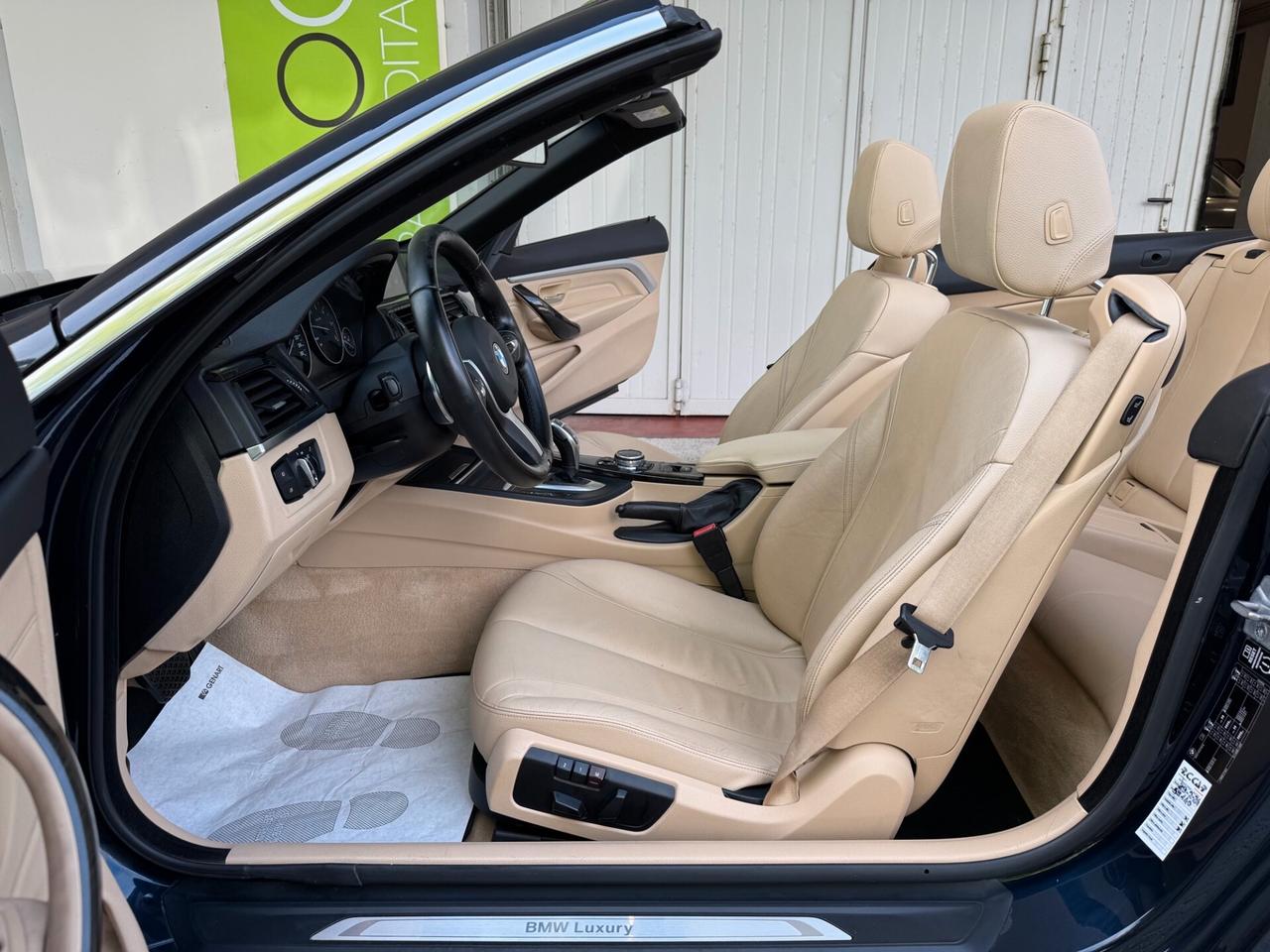 BMW 420d Cabrio Luxury 184cv GARANZIA 24 MESI