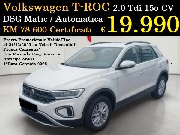 Volkswagen T-Roc VALUTIAMO PERMUTE