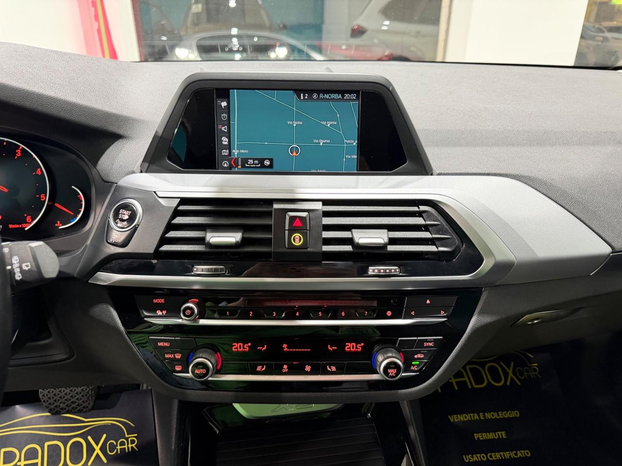 BMW X3 20D X-DRIVE 2018 *KM CERTIFICATI BMW *UNICOPROPRIETARIO