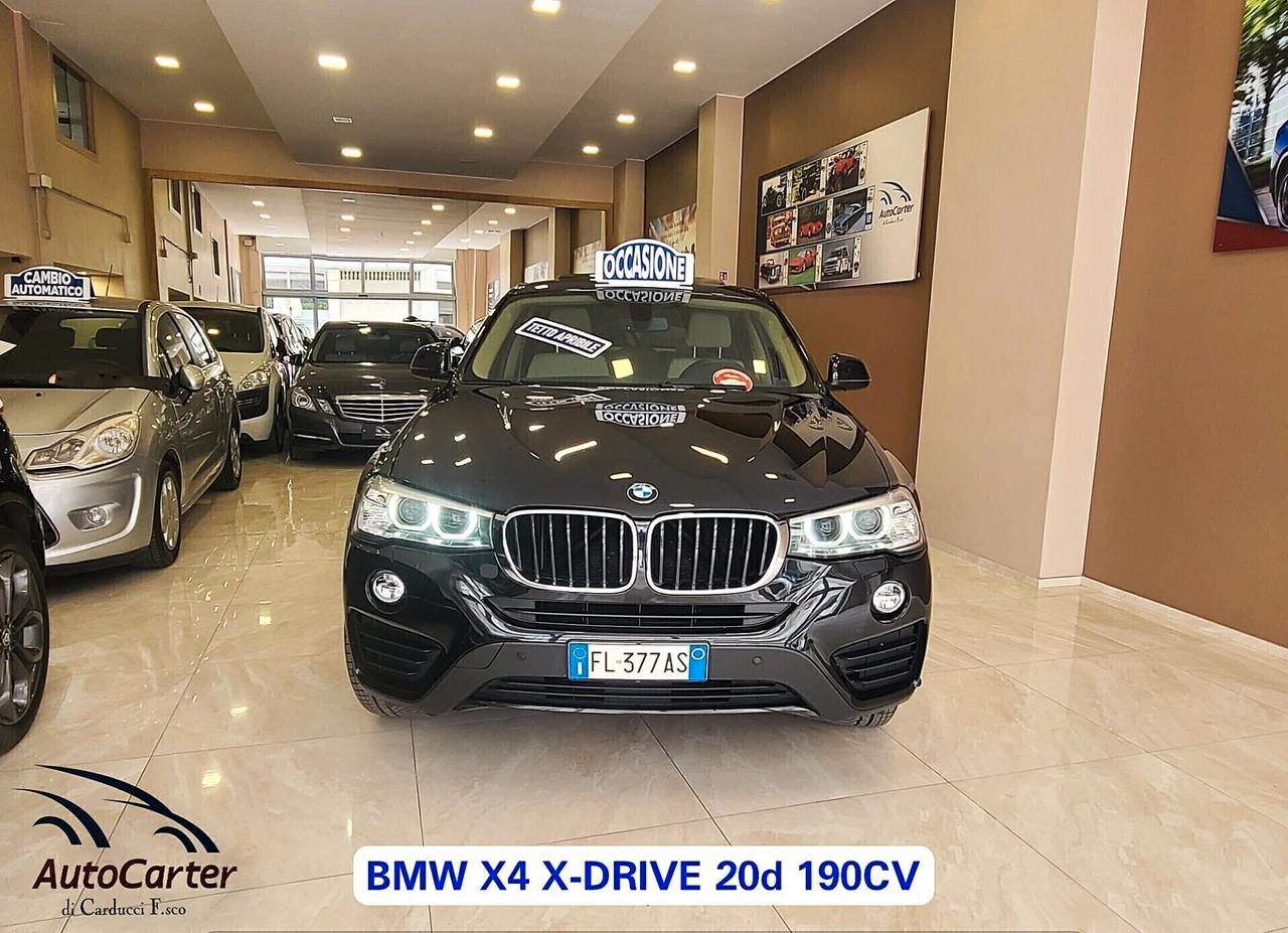 Bmw X4 2.0TDI X-DRIVE 190CV TETTO-XENO**FULL**