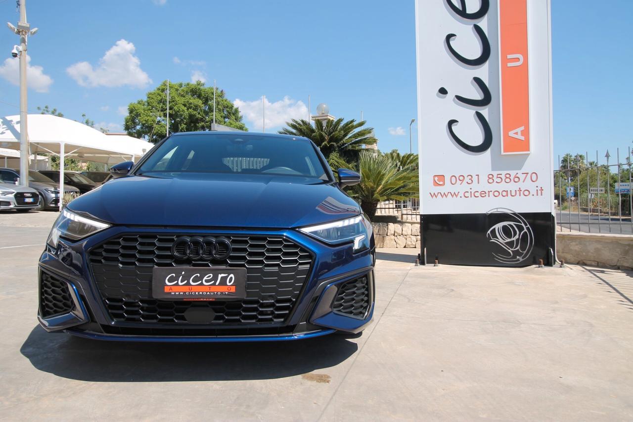Audi A3 Spb 40 tfsi e Identity Black s-tronic|22000 km|2024