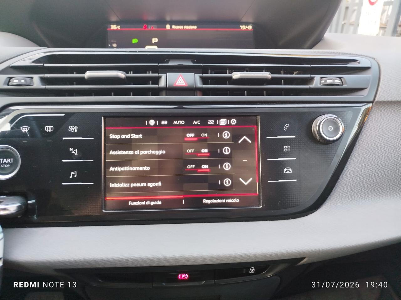 Citroen Grand C4 SpaceTourer 1.5hdi- AT8-7 POSTI *PREZZO VERO* UNIPRO- KM CERTI