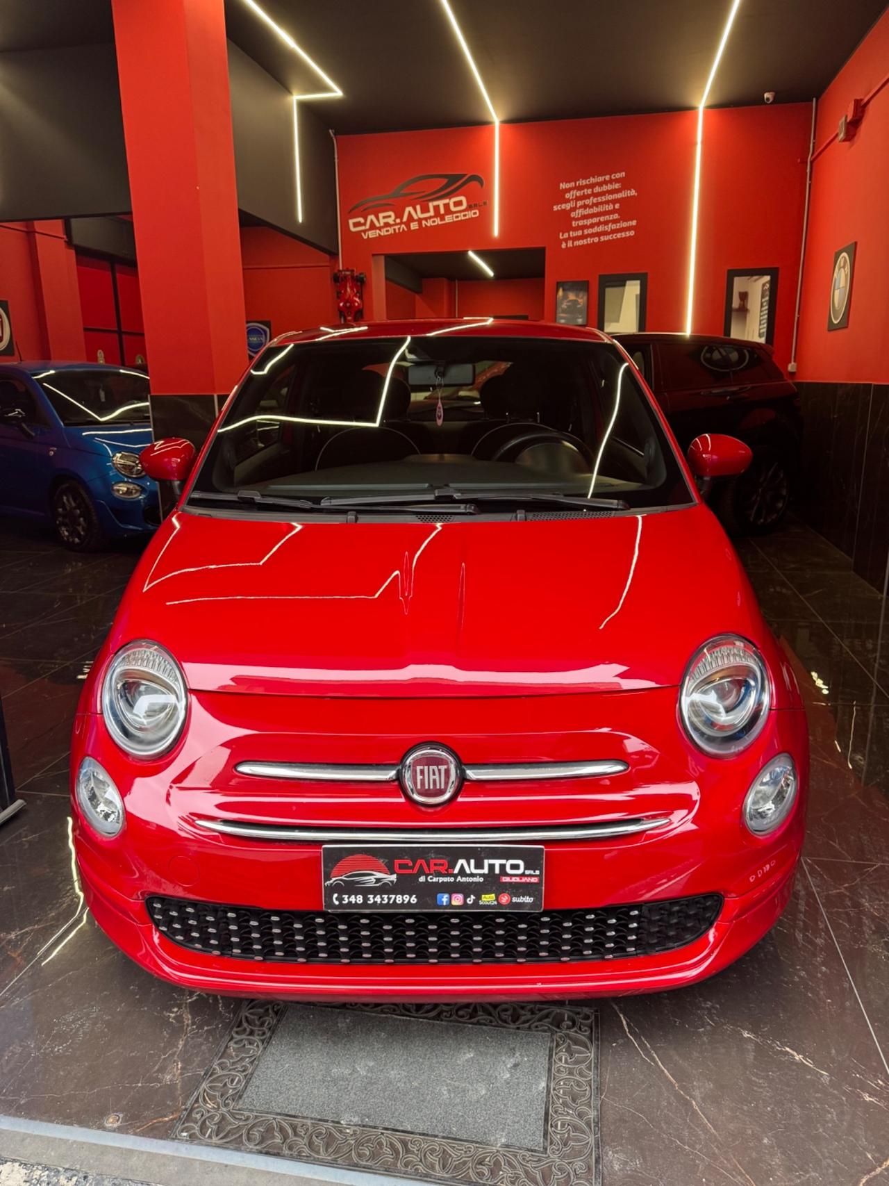 Fiat 500 1.0 Hybrid Red